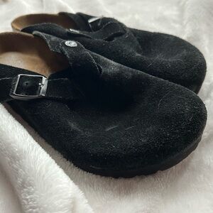 Birkenstock Black Suede Clog